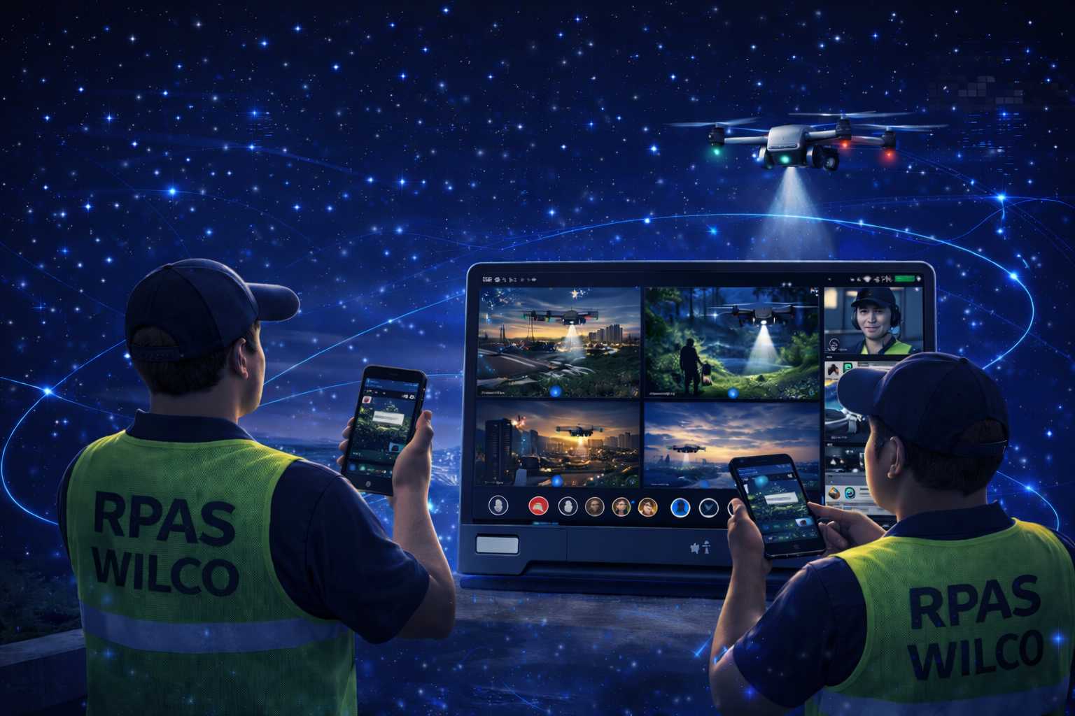 RPAS WILCO Fly enterprise livestreaming and team collaboration